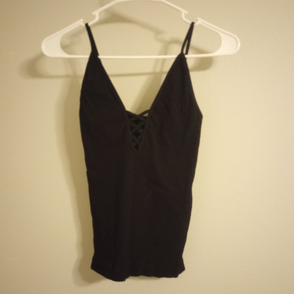 Free People Black Tank Top